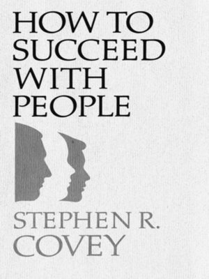 cover image of How to Succeed with People